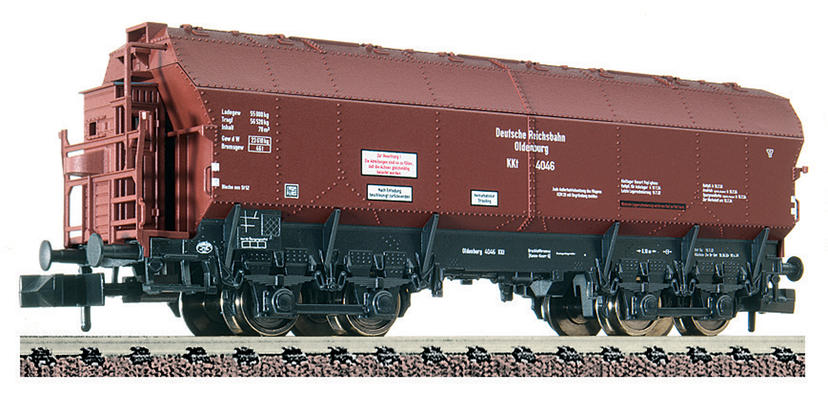 High capacity wagon for agriculture, with brakeman's cab, type Bauart KKt, of the DRG