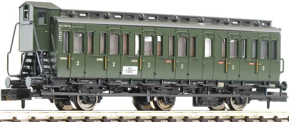 3 axled, compartment coach with brakeman's cab, type C3 pr 11, of the DB