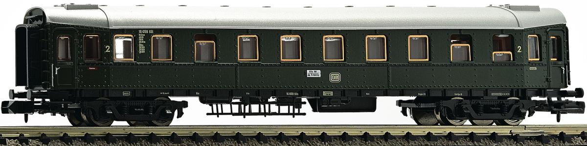 2nd class express train passenger car type B4üwe-22/53, DB
