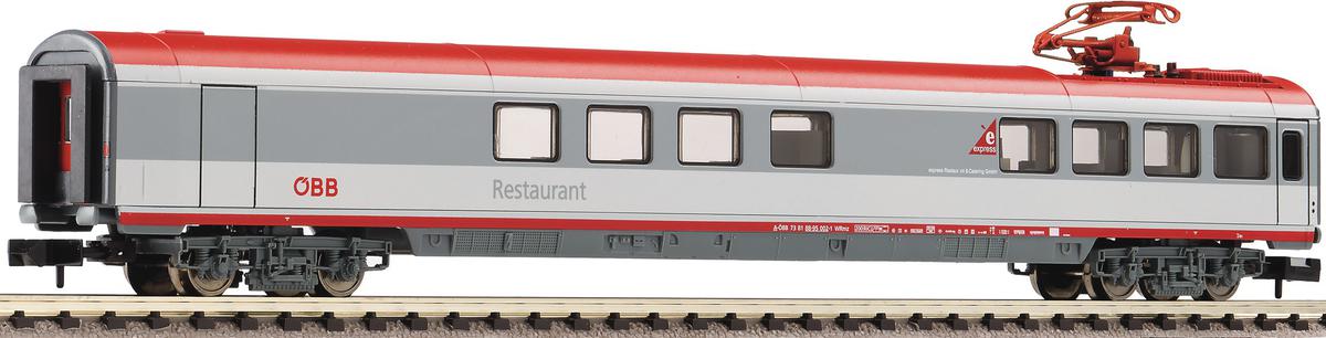 Dining car, class WRmz 88-95, of the ÖBB in current livery