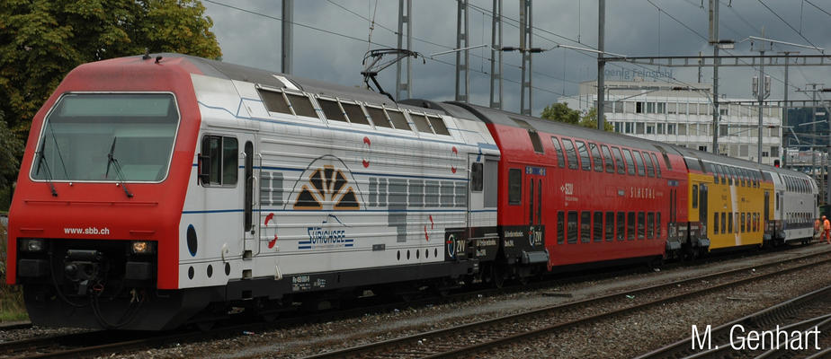 2nd class double decker wagon type B of the Zürcher S-Bahn/SBB