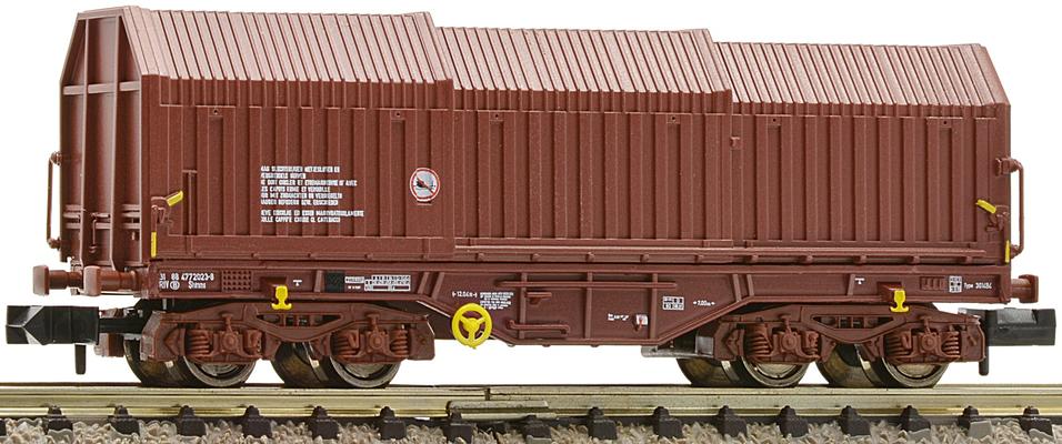 Грузовой вагон с телескопической крышей, SNCB