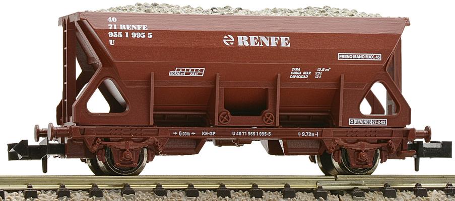 Ballast wagon (brown), RENFE
