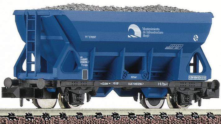 Ballast wagon (blue), RENFE (Infrastructuras)